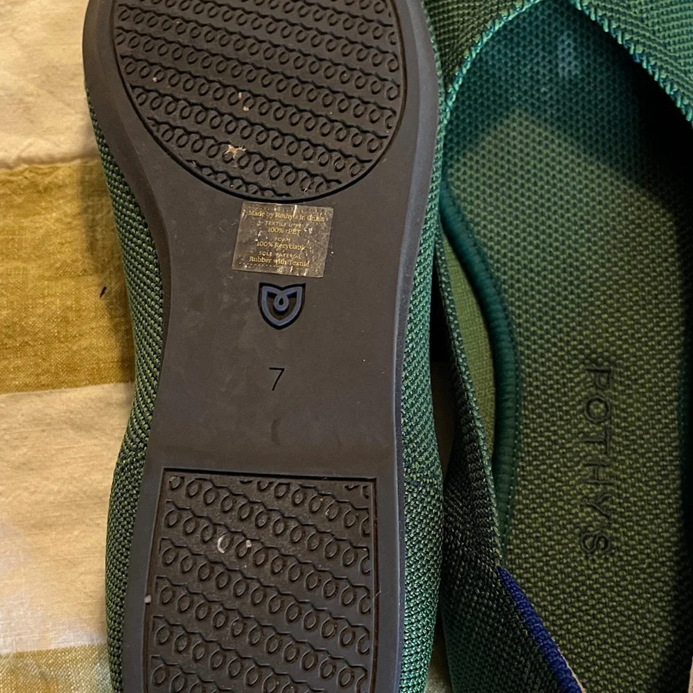 Rothy's Forest Green Knit Flats - Picture 3 of 4